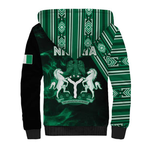 Nigeria Yoruba Festival Sherpa Hoodie Eko Spirit Eyo Masquerade