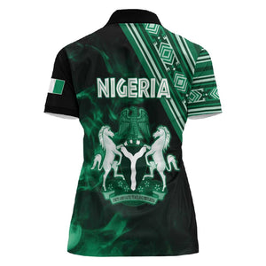 Nigeria Yoruba Festival Women Polo Shirt Eko Spirit Eyo Masquerade