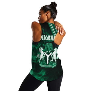 Nigeria Yoruba Festival Women Racerback Tank Eko Spirit Eyo Masquerade