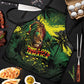 One Love Jamaica Apron Rastafarian Lion Reggae Grunge Style