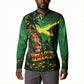 One Love Jamaica Button Sweatshirt Rastafarian Lion Reggae Grunge Style