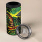 One Love Jamaica 4 in 1 Can Cooler Tumbler Rastafarian Lion Reggae Grunge Style