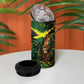 One Love Jamaica 4 in 1 Can Cooler Tumbler Rastafarian Lion Reggae Grunge Style