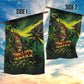 One Love Jamaica Garden Flag Rastafarian Lion Reggae Grunge Style