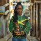One Love Jamaica Hoodie Rastafarian Lion Reggae Grunge Style