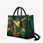 One Love Jamaica Leather Bag Rastafarian Lion Reggae Grunge Style