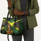 One Love Jamaica Leather Bag Rastafarian Lion Reggae Grunge Style