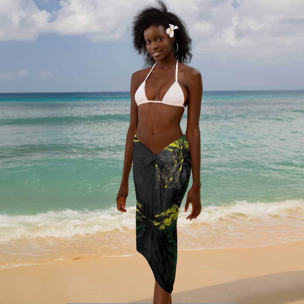 One Love Jamaica Sarong Rastafarian Lion Reggae Grunge Style