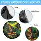 One Love Jamaica Spare Tire Cover Rastafarian Lion Reggae Grunge Style