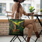 One Love Jamaica Tote Bag Rastafarian Lion Reggae Grunge Style