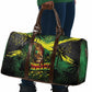 One Love Jamaica Travel Bag Rastafarian Lion Reggae Grunge Style