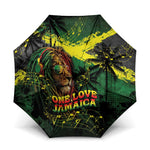 One Love Jamaica Umbrella Rastafarian Lion Reggae Grunge Style