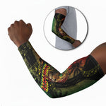 One Love Bahamas Arm Sleeves Rastafarian Lion Reggae Grunge Style
