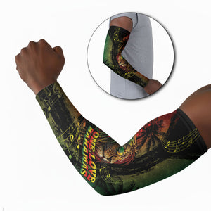 One Love Bahamas Arm Sleeves Rastafarian Lion Reggae Grunge Style