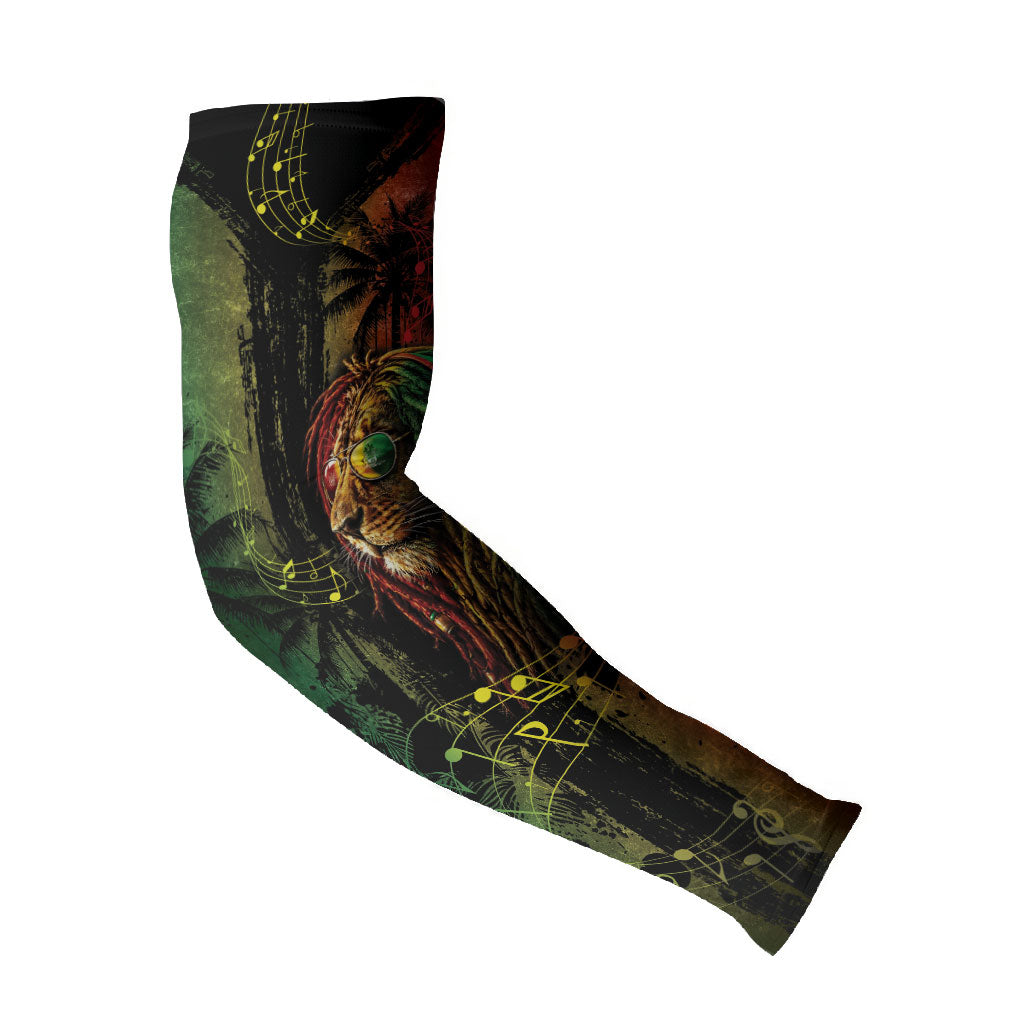 One Love Bahamas Arm Sleeves Rastafarian Lion Reggae Grunge Style