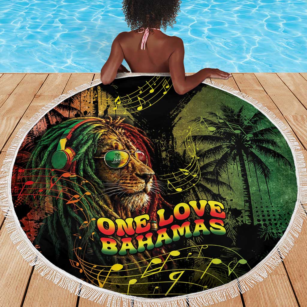 One Love Bahamas Beach Blanket Rastafarian Lion Reggae Grunge Style