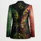 One Love Bahamas Blazer Rastafarian Lion Reggae Grunge Style