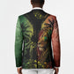 One Love Bahamas Blazer Rastafarian Lion Reggae Grunge Style