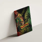One Love Bahamas Canvas Wall Art Rastafarian Lion Reggae Grunge Style