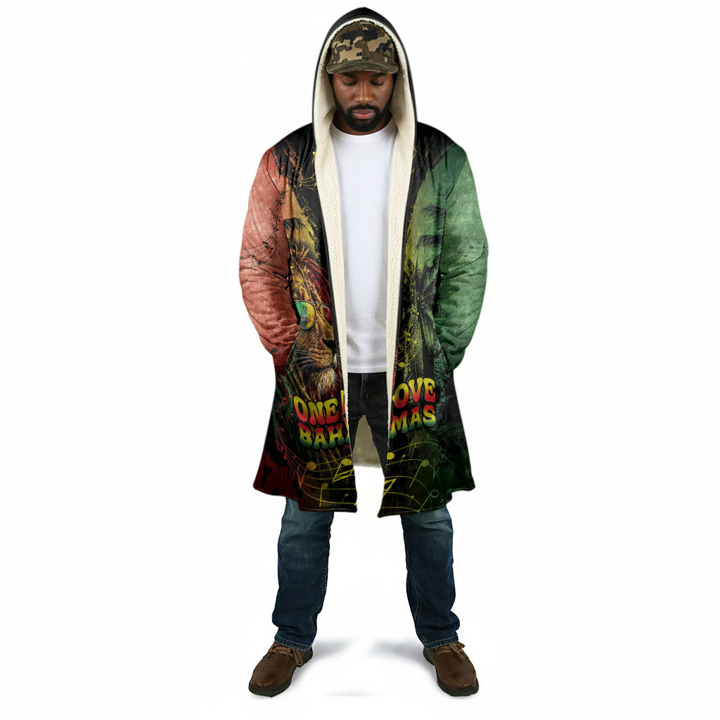 One Love Bahamas Cloak Rastafarian Lion Reggae Grunge Style