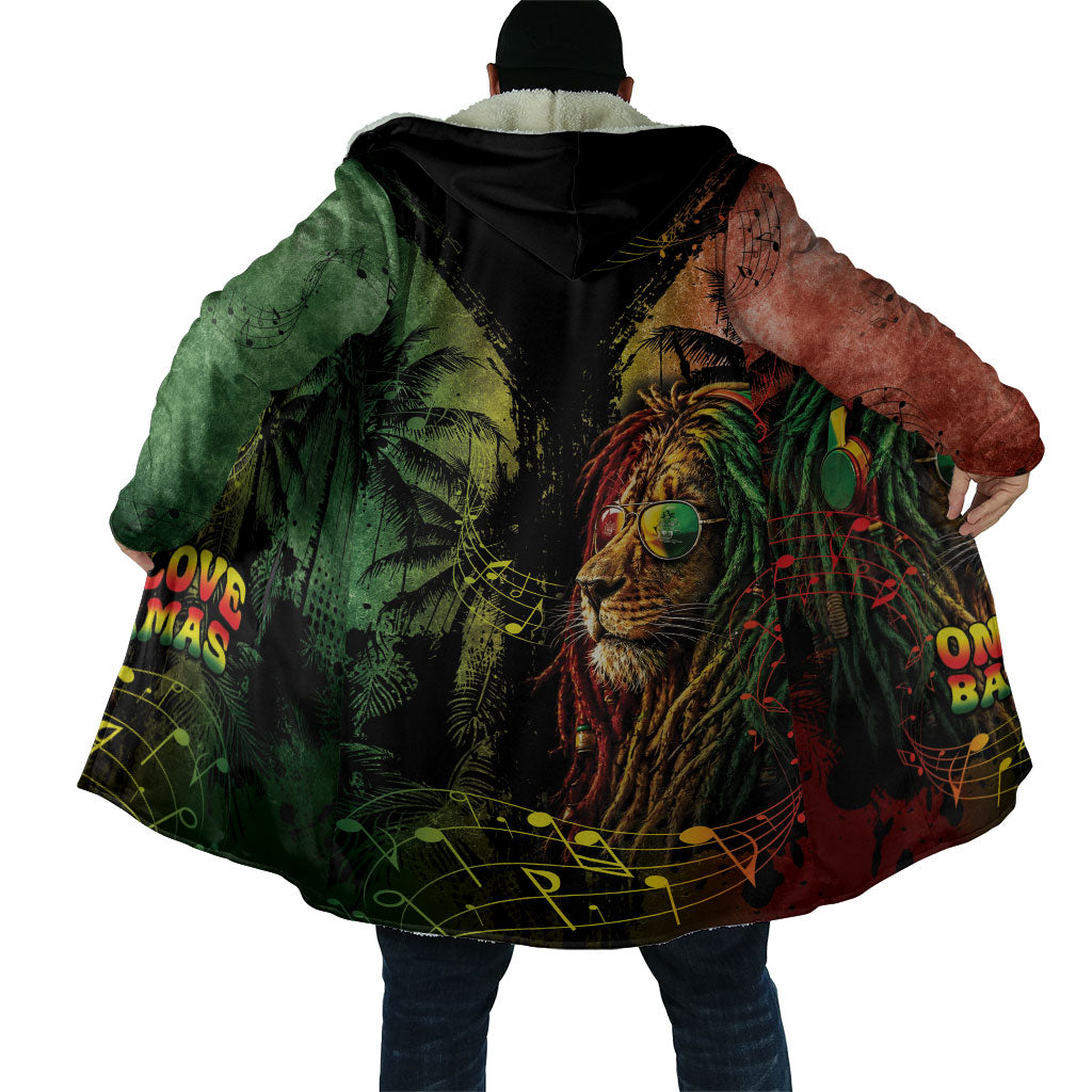 One Love Bahamas Cloak Rastafarian Lion Reggae Grunge Style