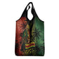 One Love Bahamas Grocery Bag Rastafarian Lion Reggae Grunge Style