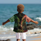 One Love Bahamas Kid Hawaiian Shirt Rastafarian Lion Reggae Grunge Style