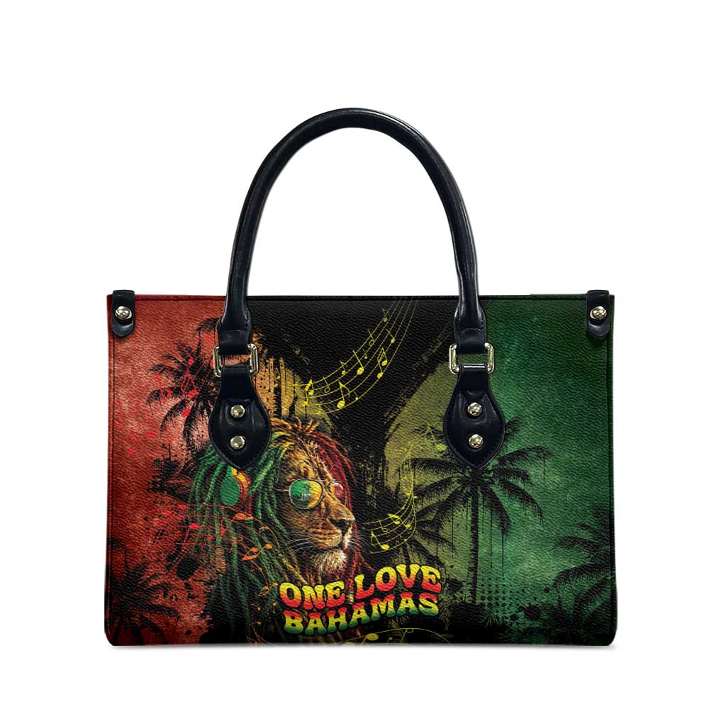 One Love Bahamas Leather Bag Rastafarian Lion Reggae Grunge Style