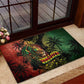 One Love Bahamas Rubber Doormat Rastafarian Lion Reggae Grunge Style