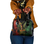 One Love Bahamas Shoulder Handbag Rastafarian Lion Reggae Grunge Style