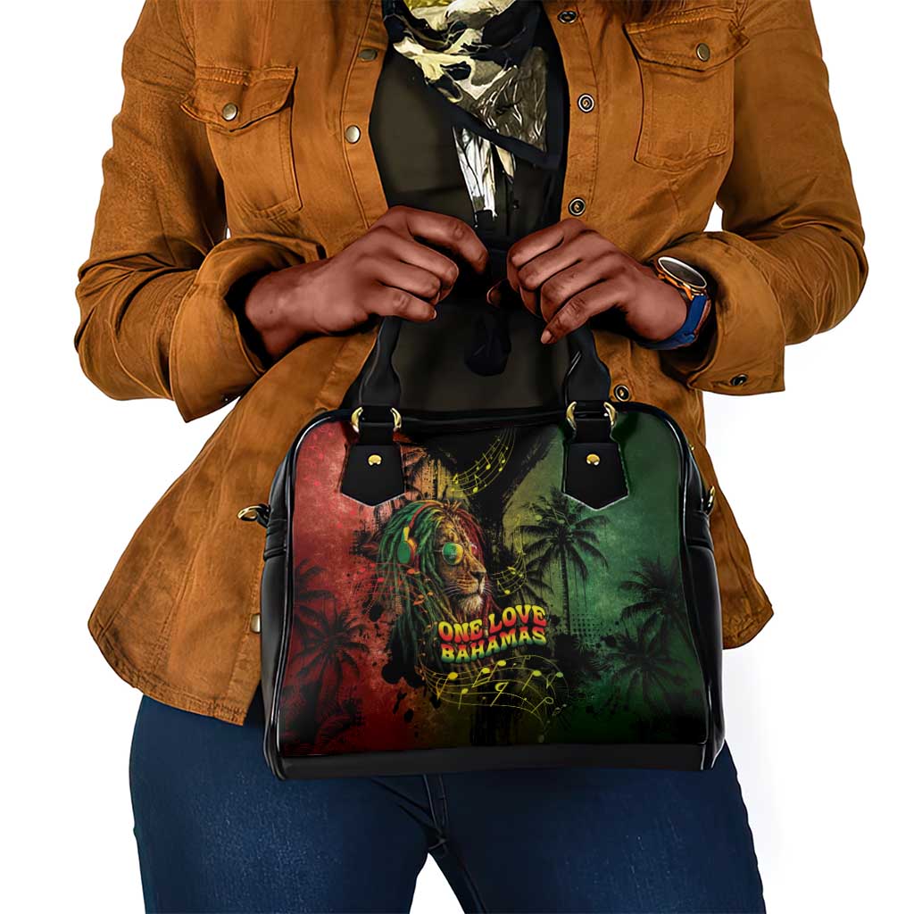 One Love Bahamas Shoulder Handbag Rastafarian Lion Reggae Grunge Style
