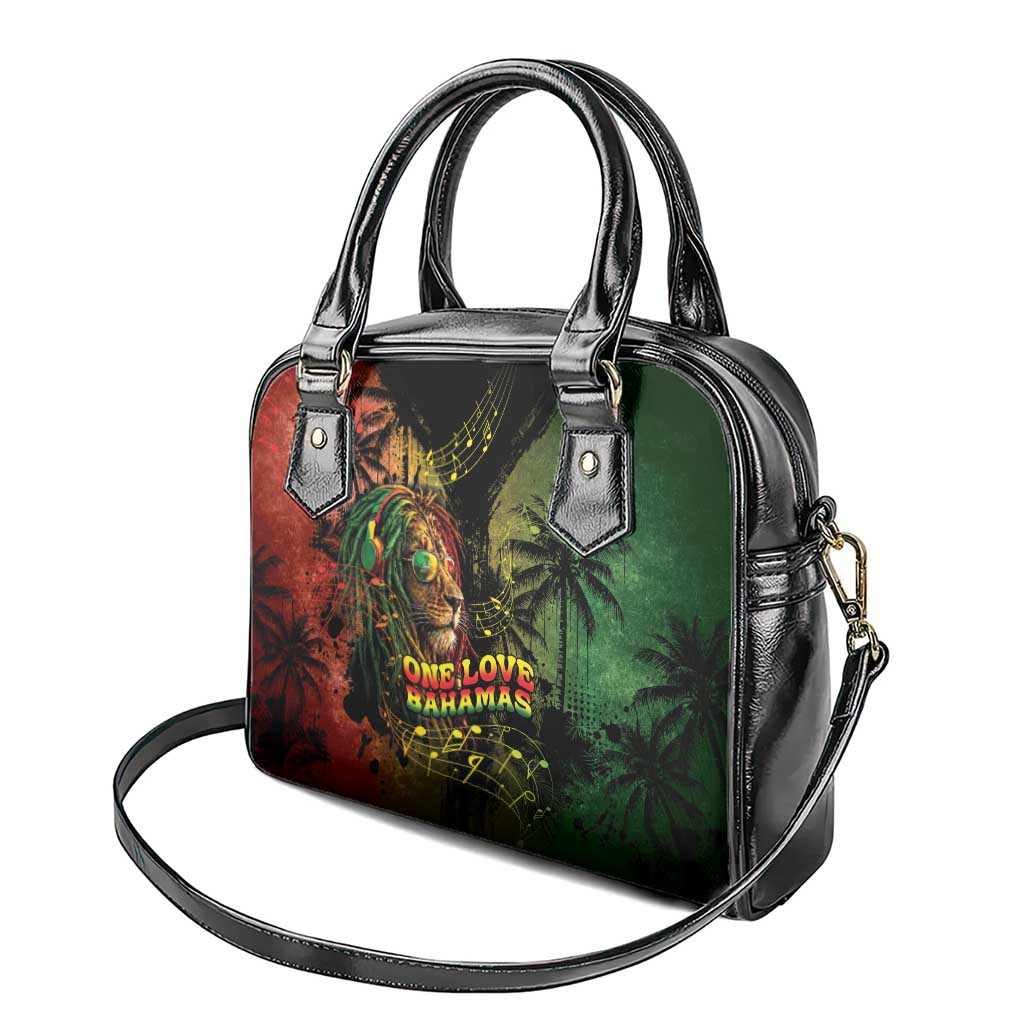 One Love Bahamas Shoulder Handbag Rastafarian Lion Reggae Grunge Style