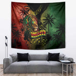 One Love Bahamas Tapestry Rastafarian Lion Reggae Grunge Style