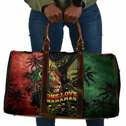 One Love Bahamas Travel Bag Rastafarian Lion Reggae Grunge Style