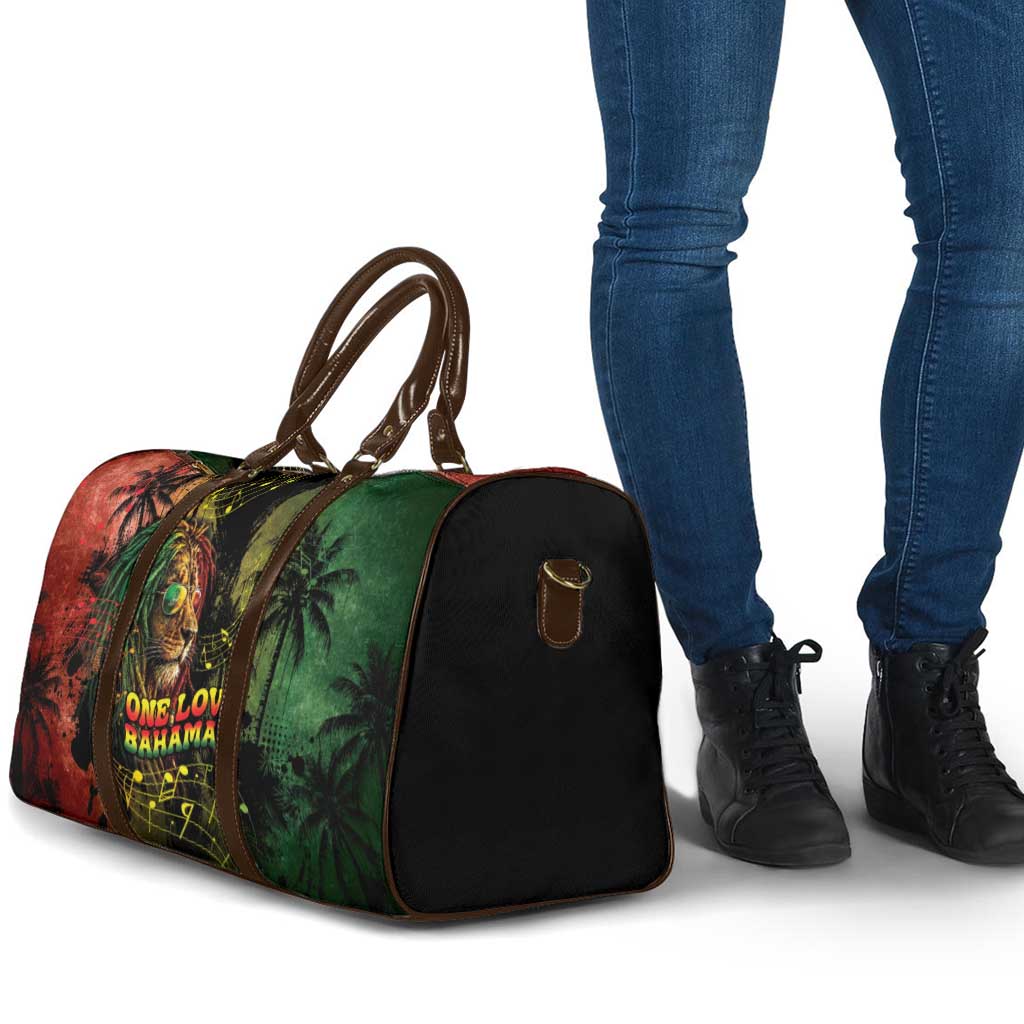 One Love Bahamas Travel Bag Rastafarian Lion Reggae Grunge Style