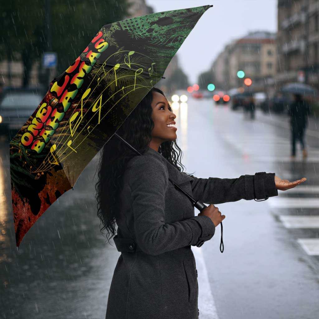 One Love Bahamas Umbrella Rastafarian Lion Reggae Grunge Style