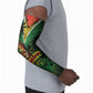 One Love Guyana Arm Sleeves Rastafarian Lion Reggae Grunge Style