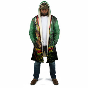 One Love Guyana Cloak Rastafarian Lion Reggae Grunge Style