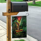 One Love Guyana Garden Flag Rastafarian Lion Reggae Grunge Style