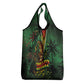 One Love Guyana Grocery Bag Rastafarian Lion Reggae Grunge Style