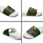 One Love Guyana Slide Sandals Rastafarian Lion Reggae Grunge Style