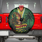One Love Guyana Spare Tire Cover Rastafarian Lion Reggae Grunge Style