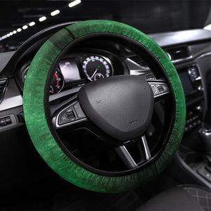 One Love Guyana Steering Wheel Cover Rastafarian Lion Reggae Grunge Style