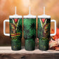 One Love Guyana Tumbler With Handle Rastafarian Lion Reggae Grunge Style