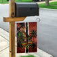 One Love Trinidad And Tobago Garden Flag Rastafarian Lion Reggae Grunge Style