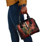 One Love Trinidad And Tobago Shoulder Handbag Rastafarian Lion Reggae Grunge Style