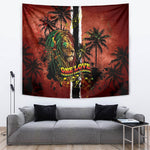 One Love Trinidad And Tobago Tapestry Rastafarian Lion Reggae Grunge Style