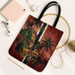 One Love Trinidad And Tobago Tote Bag Rastafarian Lion Reggae Grunge Style