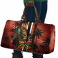 One Love Trinidad And Tobago Travel Bag Rastafarian Lion Reggae Grunge Style