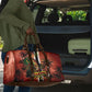 One Love Trinidad And Tobago Travel Bag Rastafarian Lion Reggae Grunge Style